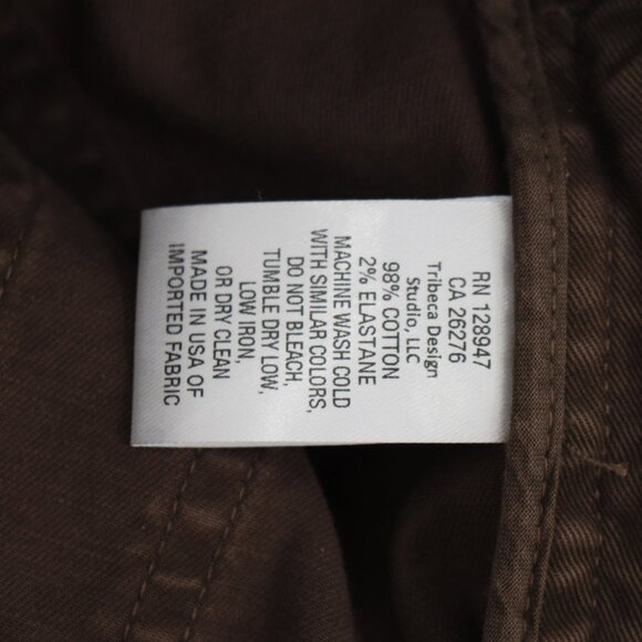 Nili Lotan Pants Womens 2 Utility double knee High Rise Straight Leg Made in USA - Picture 10 of 11